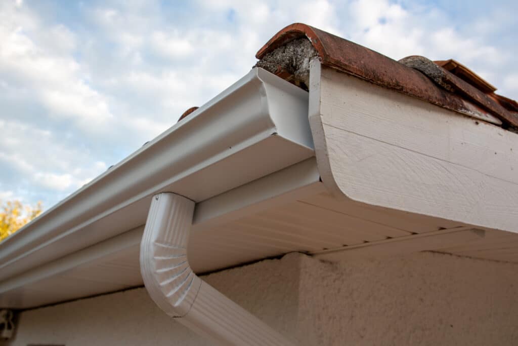new gutters and drain pipes